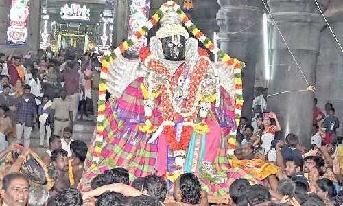 சீனிவாசபெருமாள் கோவிலில் கல்கருட சேவை