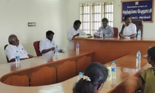 நெற்குப்பை  பேரூராட்சி மன்ற ஆலோசனை கூட்டம்