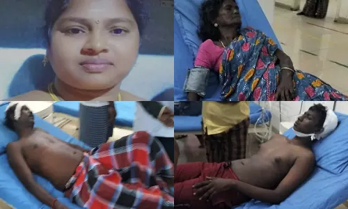 கன்னிக்கைப்பேர் கிராமத்தில் சொத்து தகராறு காரணமாக அண்ணன் மனைவி அடித்துக் கொலை