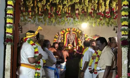 பஞ்சவடி ஆஞ்சநேயர் கோவிலில் சொர்க்கவாசல் திறப்பு