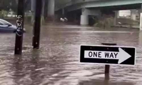 பனிப்புயலை தொடர்ந்து அமெரிக்காவில் கனமழை- வீடுகளை வெள்ளம் சூழ்ந்தது