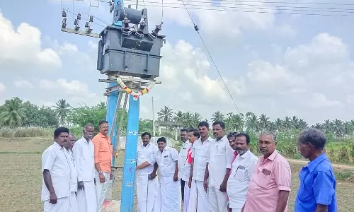 கறம்பக்குடி ஒன்றியத்தில் புதிய மின்மாற்றி