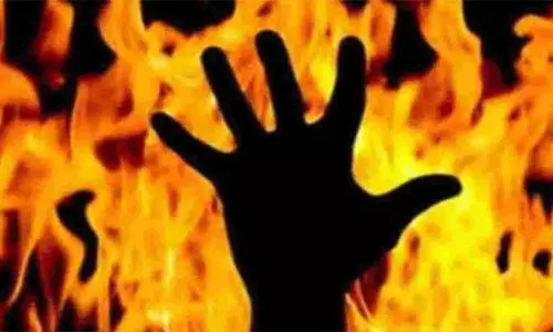 தீயில் கருகி மூதாட்டி பலி