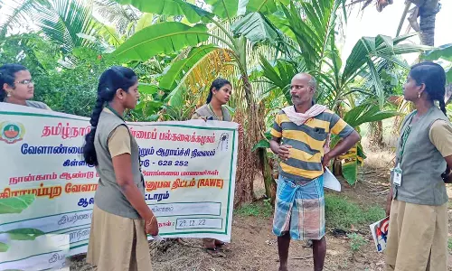 ஆலங்குளத்தில் இயற்கை முறை விவசாயம் குறித்து விளக்கம்