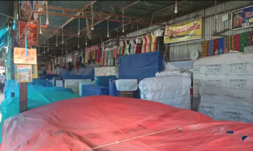 ஈரோடு ஜவுளி சந்தை அடைப்பு