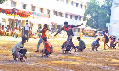 நெல்லை சித்த மருத்துவ கல்லூரியில் பாரம்பரிய விளையாட்டு போட்டிகள்