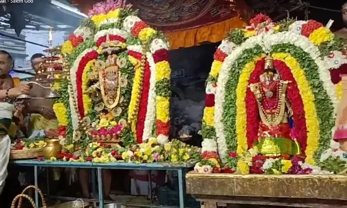 சேலம் சுகவனேஸ்வரர் கோவிலில் விடிய, விடிய நடராஜருக்கு அபிஷேகம்