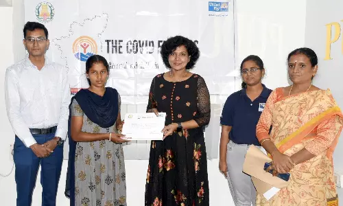 புதுக்கோட்டையில் கொரோனாவால் உயிரிழந்தவர்களின் குடும்பத்தினருக்கு நிதியுதவி