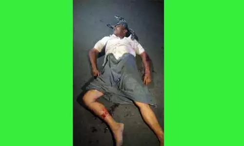 விபத்தில் காவலாளி சாவு