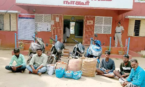 மதுபாட்டில்கள் கடத்திய 5 பேர் கைது