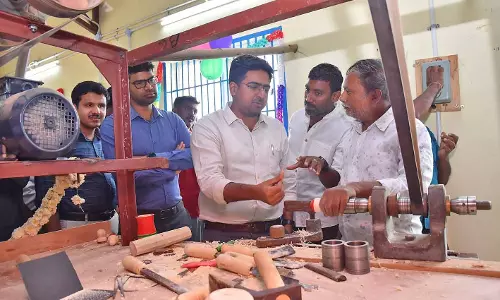 அம்பை அருகே கைவினை கலைஞர்களுக்கு பயிற்சி பட்டறை-கலெக்டர் தொடங்கி வைத்தார்