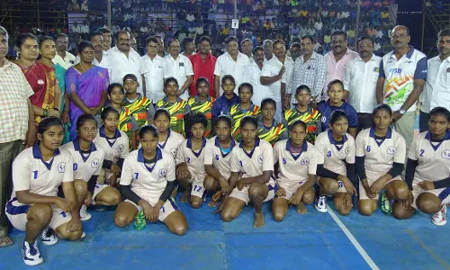 தென்னிந்திய அளவிலான கபடி போட்டி