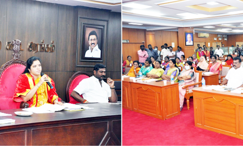 வேலூர் மாநகராட்சி கூட்டத்தில் முதல்-அமைச்சர் மு.க. ஸ்டாலினுக்கு நன்றி தெரிவித்து தீர்மானம்