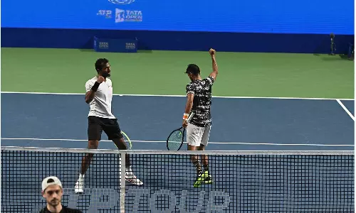 மகாராஷ்டிர ஓபன் டென்னிஸ் - இந்தியாவின் பாலாஜி, நெடுஞ்செழியன் ஜோடி இறுதிக்கு முன்னேற்றம்