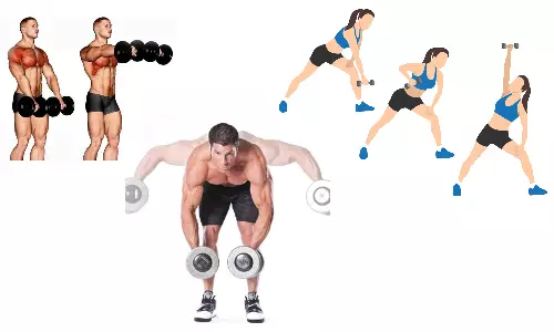 தோள்பட்டைக்கு கம்பீர தோற்றத்தை தரும் டம்பிள்ஸ் பயிற்சிகள்