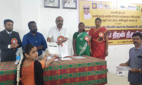 அரியலூரில் வேலை வாய்ப்பு முகாம்-எம்.எல்.ஏ. சின்னப்பா ஆணையை வழங்கினார்