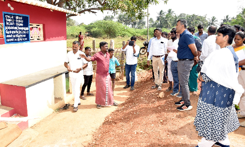 அரியலூர் மாவட்டத்தில் வளர்ச்சி திட்ட பணிகள்-ஊராட்சி துறை ஆணையர் ஆய்வு