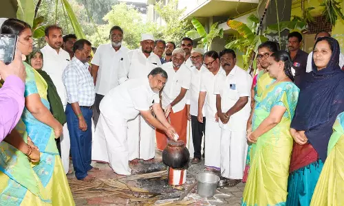 கடையநல்லூர் நகராட்சியில்  சமத்துவ பொங்கல்