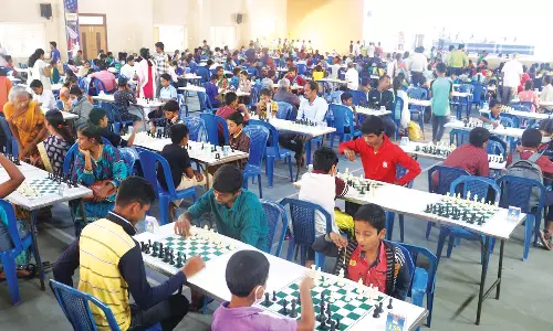 தருமபுரியில் மாநில அளவிலான செஸ் போட்டி