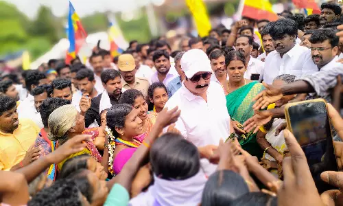 என்.எல்.சி. நிர்வாகத்தை கண்டித்து அன்புமணி ராமதாஸ் 2-வது நாளாக நடைபயணம்