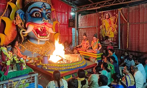 ஓசூர் பிரத்தியங்கிராதேவி கோவிலில் மார்கழி மாத பவுர்ணமி திருநாள் சிறப்பு வழிபாடு