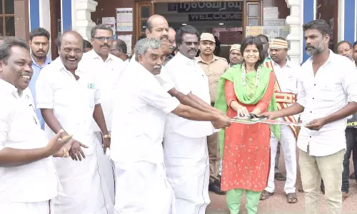 திருவாரூரில் ஆதிதிராவிடர், பழங்குடியின மக்களுக்கு நலத்திட்ட உதவி-தாட்கோ தலைவர் மதிவாணன் வழங்கினார்