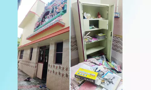 கோவிலில் நகை-பணம் திருட்டு