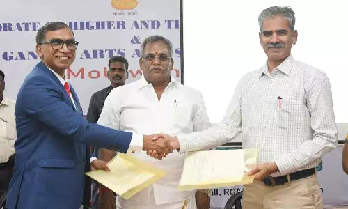 ராஜிவ்காந்தி கல்லூரியில் புரிந்துணர்வு ஒப்பந்தம்