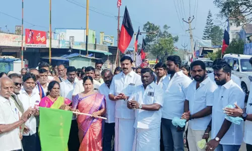 அனைத்து பொது தொழிலாளர் சங்கம் சார்பில் பேரணி