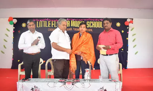 லிட்டில் பிளவர் பள்ளியில் கணித அறிவுத்திறன் மேம்பாடு குறித்த விழிப்புணர்வு