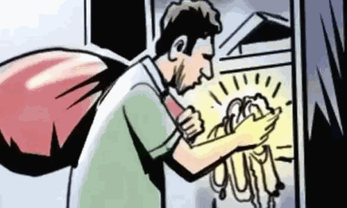 அன்னூரில் பள்ளி ஆசிரியர்- கோவிலில் 4½ பவுன் நகை கொள்ளை