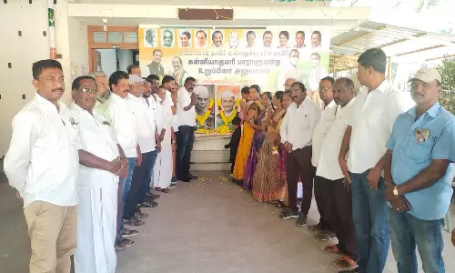 நாகர்கோவிலில் திருப்பூர் குமரன், லால்பதூர் சாஸ்திரி நினைவு நாள்