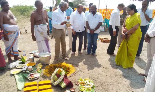 சிவகாசியில் பட்டாசு ஆராய்ச்சி மைய கட்டிட பூமிபூஜை