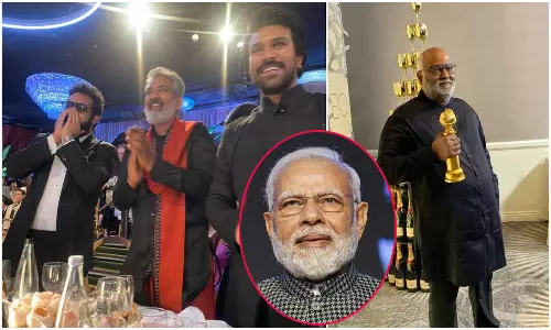 கோல்டன் குளோப் விருது: ஆர்ஆர்ஆர் படக்குழுவுக்கு பிரதமர் மோடி வாழ்த்து