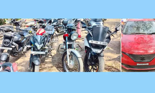 அதிவேகமாக வாகனம் ஓட்டிச்சென்ற கல்லூரி மாணவர்கள் கைது