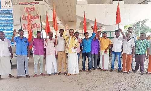 நெல்லையில் இந்து மக்கள் கட்சியினர் ஆர்ப்பாட்டம்