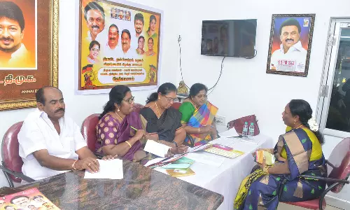 தி.மு.க. மகளிர் அணிக்கான நேர்காணல்