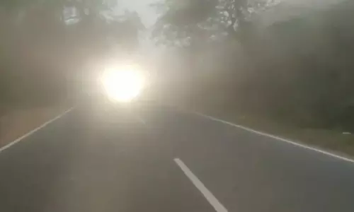 கடும் பனி மூட்டம்: குளிரில் நடுங்கும் தருமபுரி மக்கள்