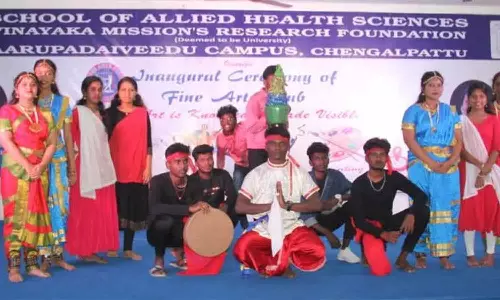 மாணவர்களின் கலைத்திறன் வளர அலைடு ஹெல்த் சயின்ஸ் துறையில் நுண்கலை சங்கம் துவக்கம்