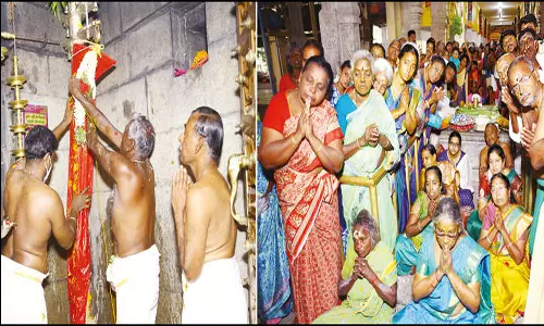 ஏரல் சேர்மன் அருணாசல சுவாமி கோவில் தை அமாவாசை திருவிழா கொடியேற்றம்