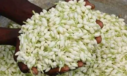 சத்தியமங்கலம் பூ மார்க்கெட்டில் 1 கிலோ மல்லிகைப்பூ ரூ.4550-க்கு விற்பனை