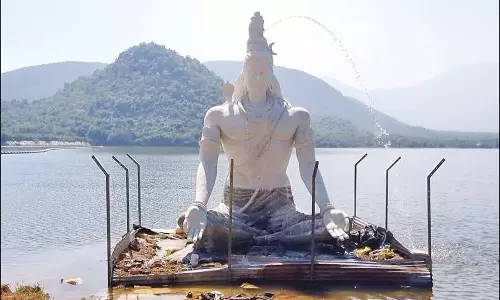 ஸ்ரீகாளஹஸ்தி அருகே 7 அடி உயரத்தில் சிவன் சிலை அமைக்கும் பணி