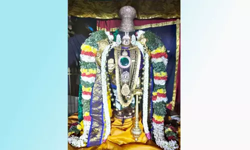 பெரிய பெருமாள் கோலத்தில் அருளிய ஆண்டாள்