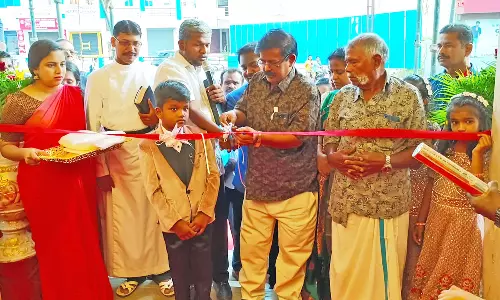 தென்காசியில் செல்வராணி ஜவுளி ரெடிமேட்ஸ் பிரமாண்ட திறப்பு விழா