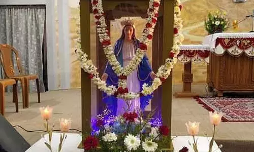 குன்னூர் ஆலயம் வந்த மரியன்னையின் திருஉருவம்