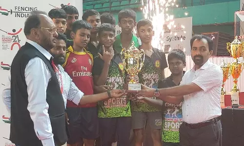 தேசிய சப்-ஜூனியர் வாள்வீச்சு போட்டி- தமிழக அணிக்கு 5 பதக்கம்