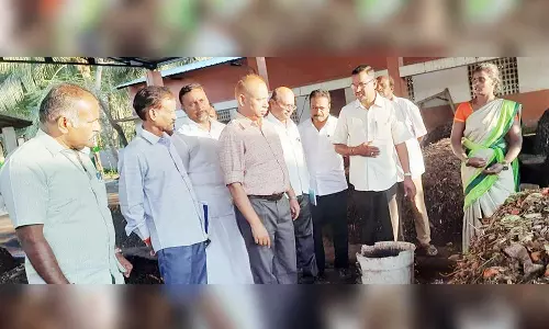பாபநாசம் பேரூராட்சியில் வளம் மீட்பு பூங்கா ஆய்வு