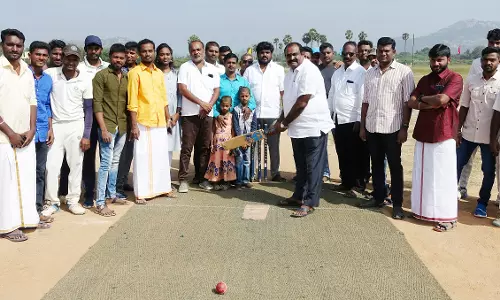 மாநில அளவிலான கிரிக்கெட் போட்டிகள் தொடக்கம்