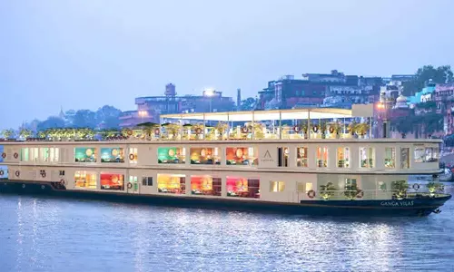 சொகுசு கப்பல் பீகாரில் தரைதட்டவில்லை, திட்டமிட்டபடி பயணிக்கிறது: நீர்வழி ஆணையம் தகவல்