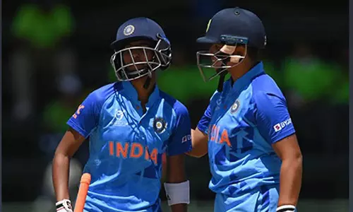 ஷபாலி வர்மா, ஸ்வேதா அரை சதமடித்து அசத்தல் - யு.ஏ.இ.யை வீழ்த்தியது இந்தியா